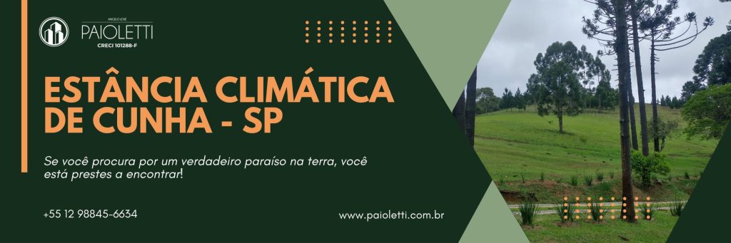 Banner estância climática de Cunha