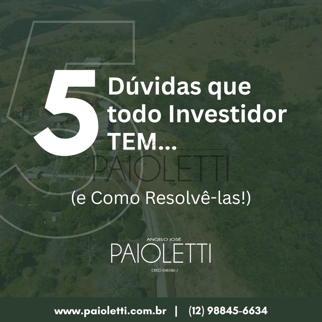 5 dúvidas do investidor imobiliário